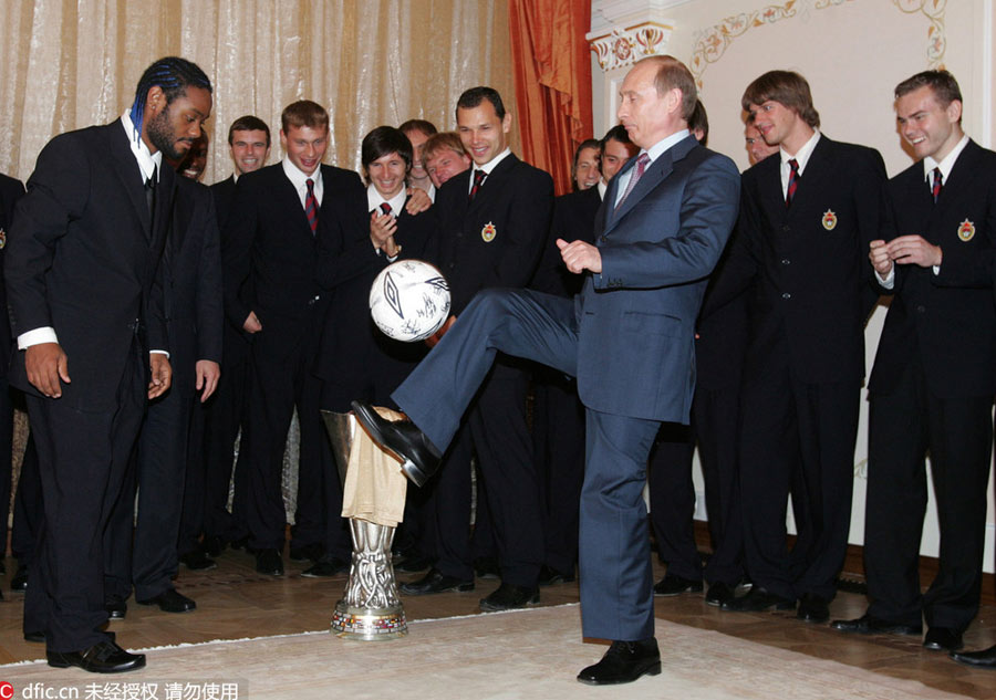 Politicians put best soccer feet forward