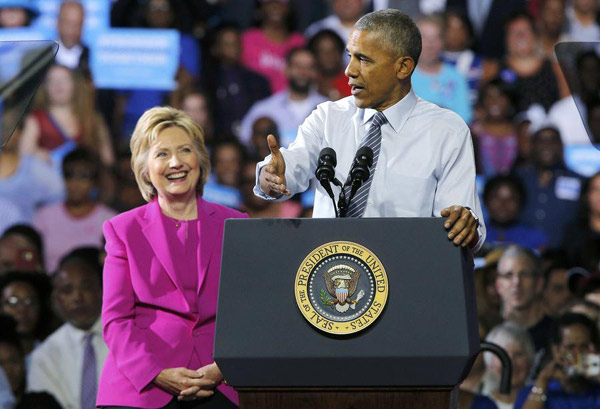 Obama praises Hillary's judgement hours after FBI's censure