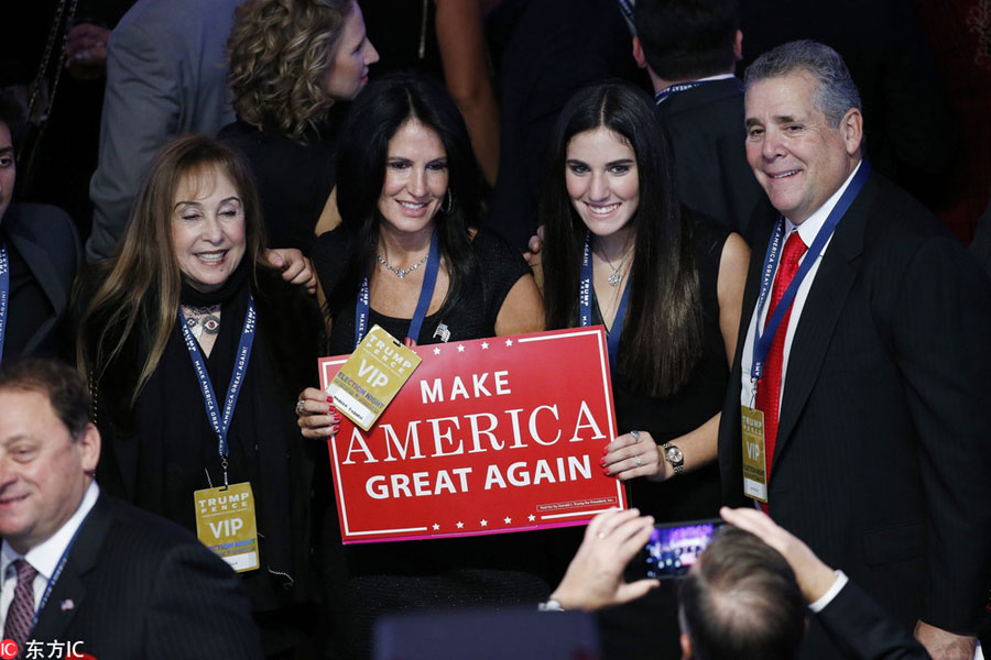 Trump trumps Hillary: Cheers, tears and shock