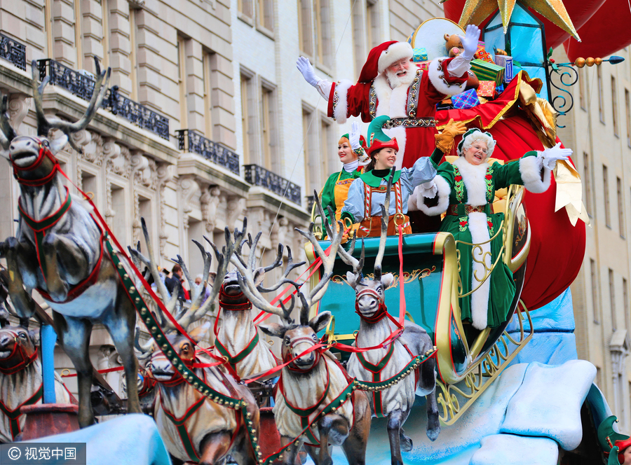 Thanksgiving parade celebrated in New York