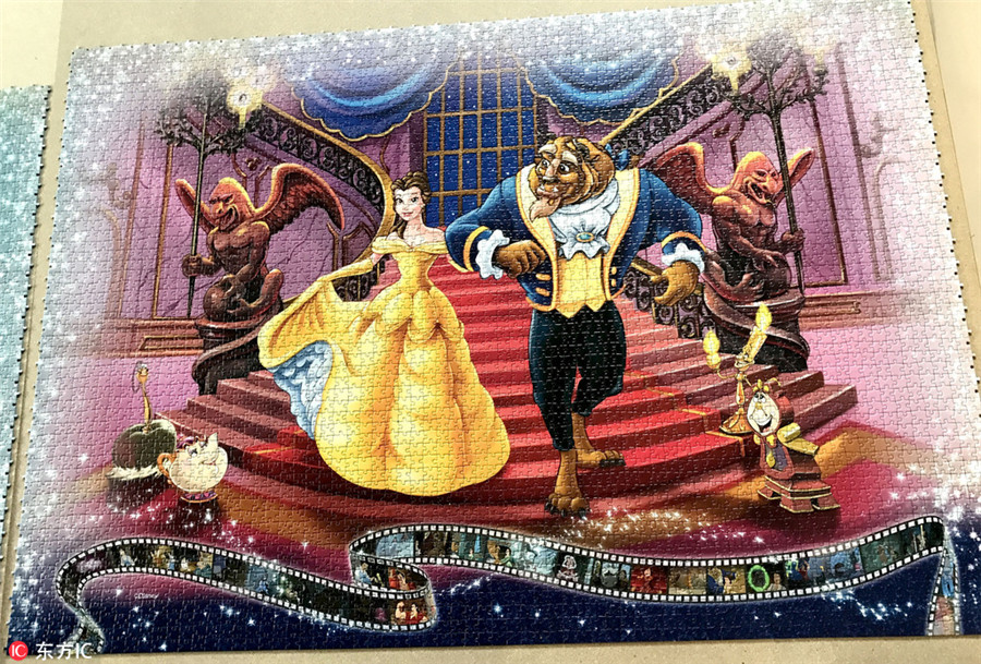 Disney fan completes 40,000-piece jigsaw in 460 hours