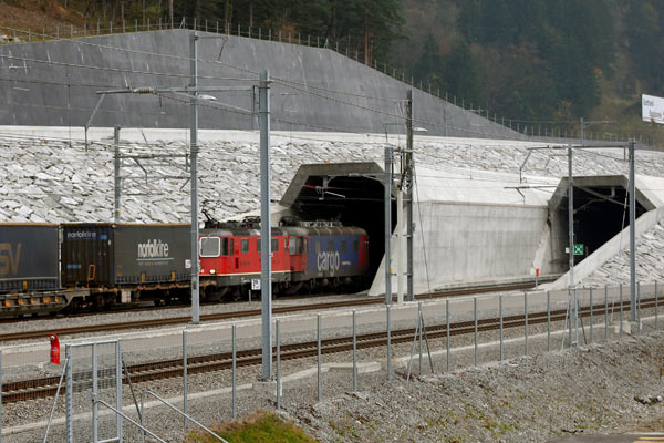 World's longest rail tunnel begins regular service in Switzerland