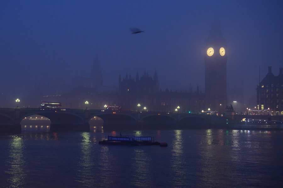 London smog: worse than Beijing on Monday