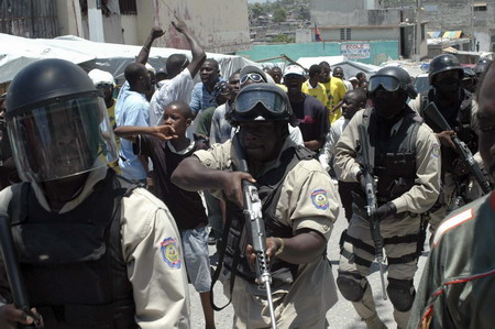 Protesters blast Haiti president's quake response