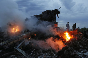 Bodies, black boxes handed over from Ukraine crash site