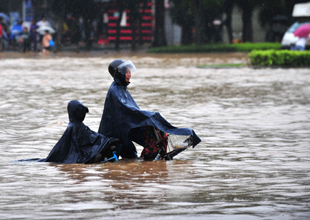 廣西南寧遭暴雨襲擊