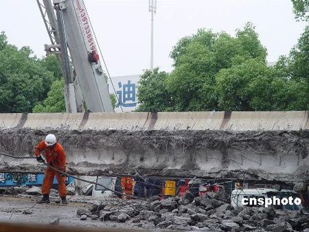 湖南株洲高架橋坍塌事故清理結束共9死16傷